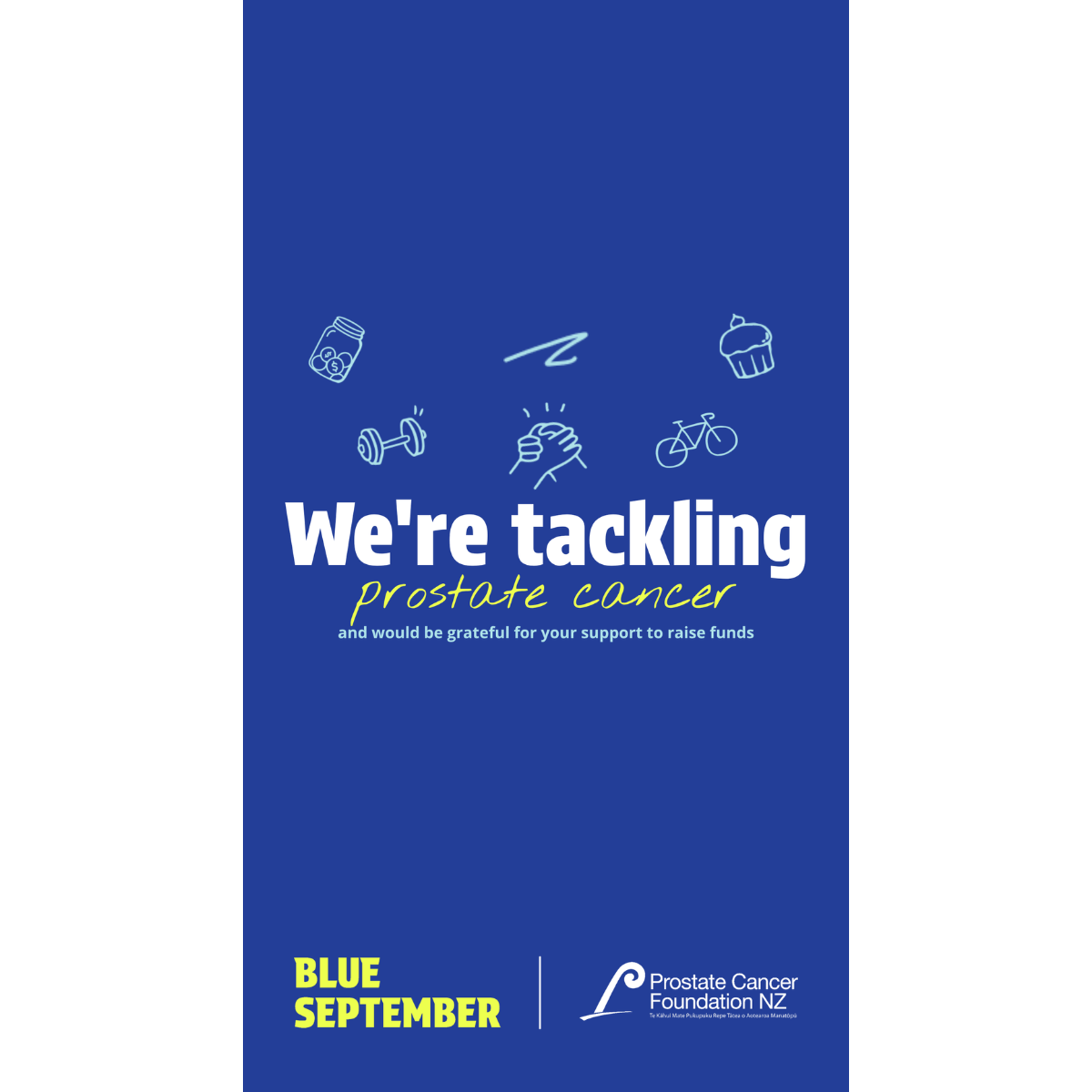 Social Story 'We're Tackling' Blue