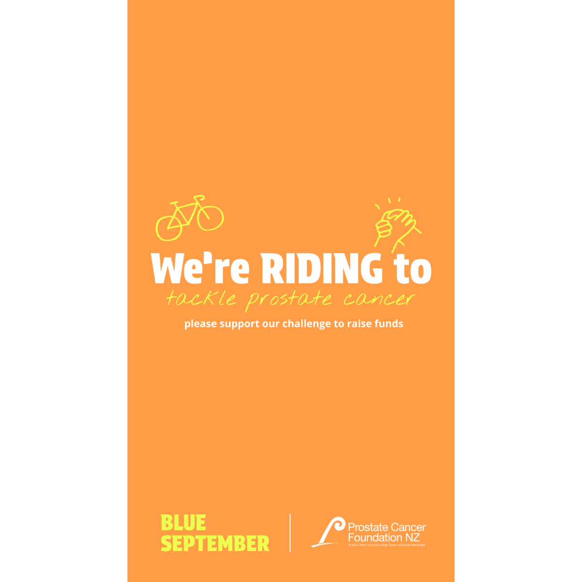Social Story 'We're Riding' Orange