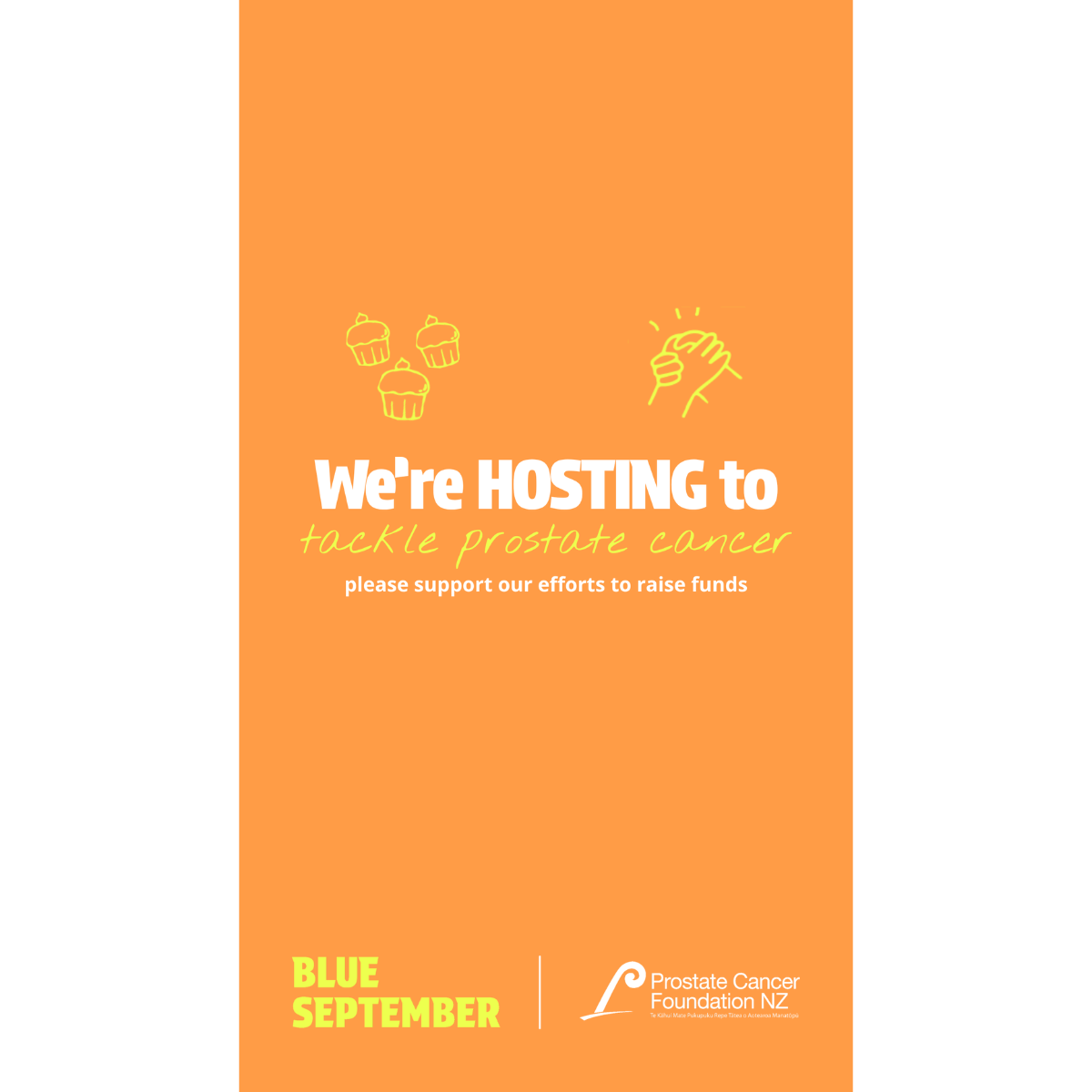Social Story 'We're Hosting' Orange