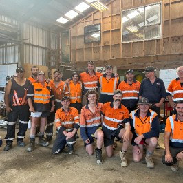 Henry Adams Contracting Staff Push Up Team