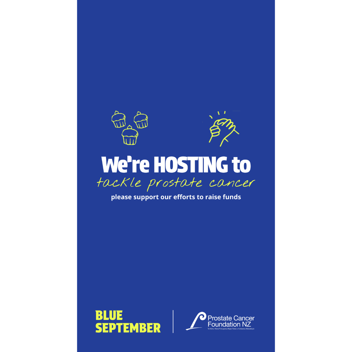 Social Story 'We're Hosting' Blue